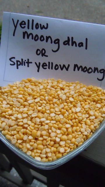 Yellow moong dhal or split yellow moong (lentils)
