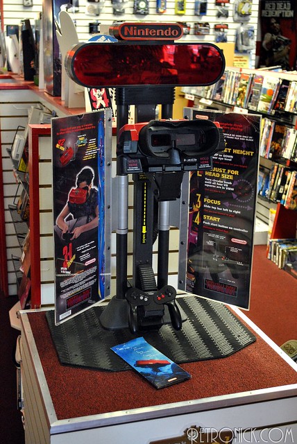 Virtual Boy in-store display