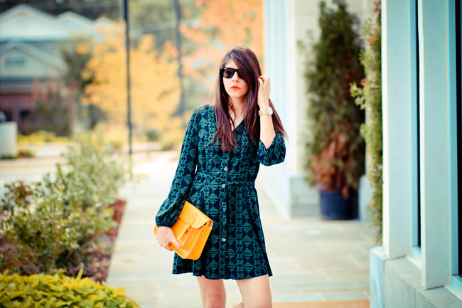 Marc Jacobs Gold watch, Cambridge Leather Satchel bag, Patent Penny Loafers, Ray Ban Wayfarer Sunglasses, Fashion Outfit