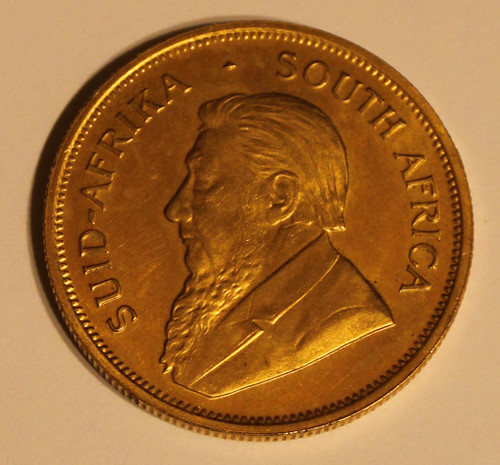 Krugerrand coin - front