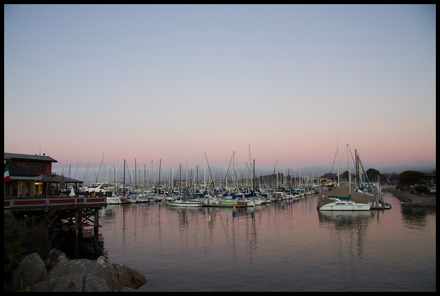 dusk in Monterey