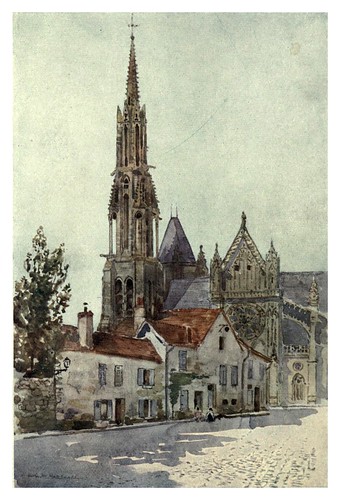 028-Catedral de Senlis-Cathedral cities of France 1908- Herbert Menzies Marshall