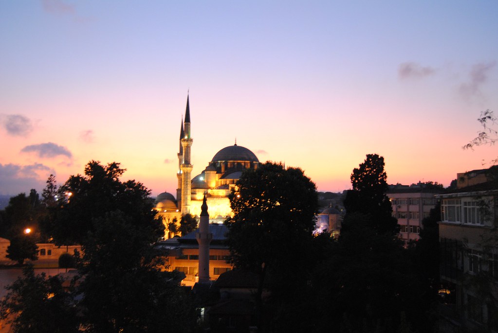 Sunrise from Hotel, Istanbul, Turkey