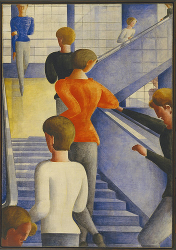 Oskar Schlemmer - Bauhaus Stairway [1932] by Gandalf's Gallery