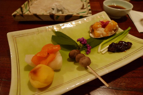 "Fugu" globefish dishes