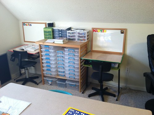 Workboxes and the boy's desks