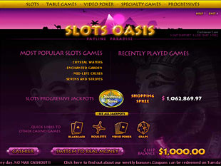 Slots Oasis Casino Lobby