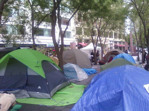 Occupy Seattle Day 3 Tents
