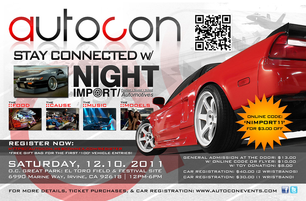 AutoCon flyer for Night-Import