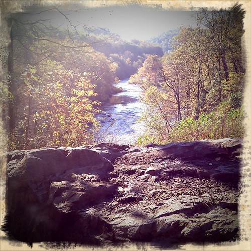 View from GAP Trail near Ohiopyle