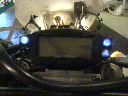 Indicator lights in place and working