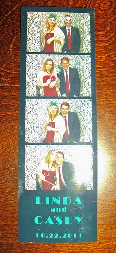 Beth & Kalev at the Photobooth at Linda & Casey's Wedding