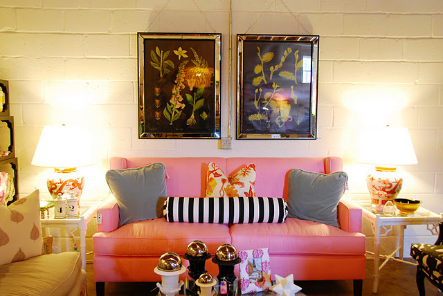 Furbish pink couch