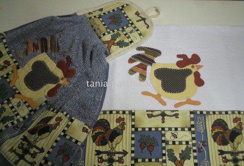 Kit Cozinha Galinha by tania patchwork