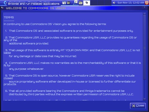 Commodore OS Vision v0.1 #19
