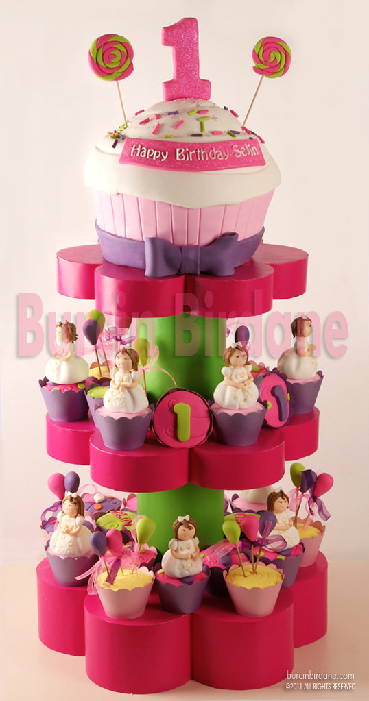1st Birthday Cupcake Stand