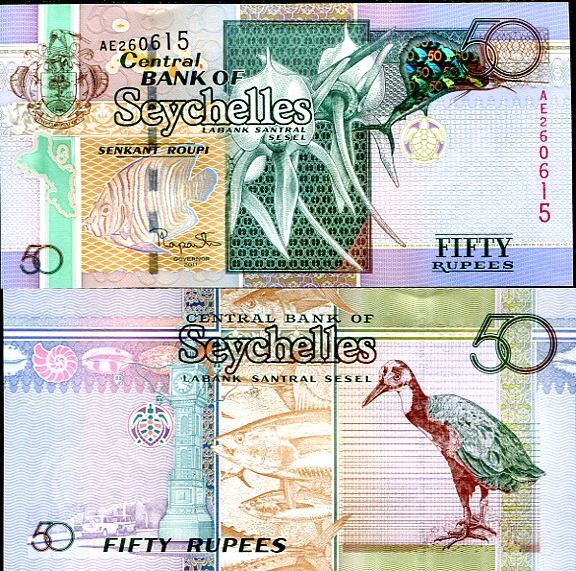 50 Rupií Seychely 2011