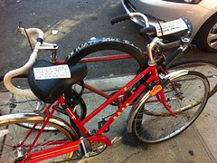 Private Bike Rack on East Fourth? 3