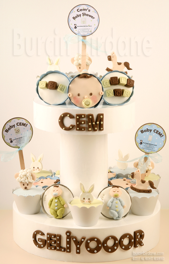 Baby Shower Cupcake Standi