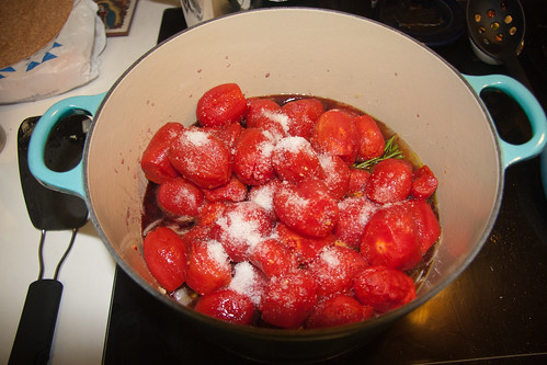 Add Tomatoes, Wine and Salt