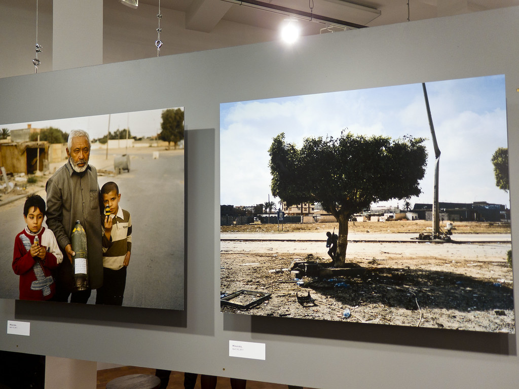 Tim Hetherington's Misurata, Libya photos, at the Bronx Doc Center