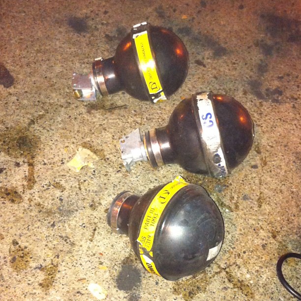 Here's what empty tear gas canisters look like #occupyoakland