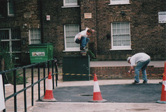 Tom Driscol - Ollie over telephone junction box in Windsor .