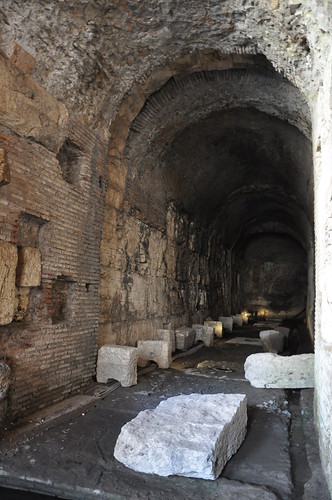 Underground storage at the Colosseum