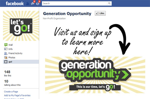 Generation Opportunity Page