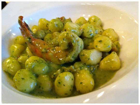 Shrimp and pesto gnocchi - Cittadella, Geneva