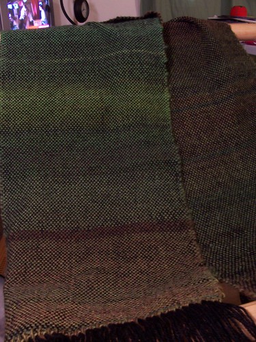 First weaving - finished! by fiberbrarian