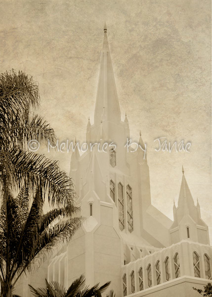 San Diego1 Vintage LDS Temple Prints -