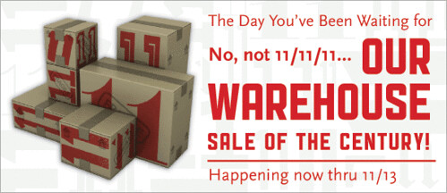 Krause Warehouse sale
