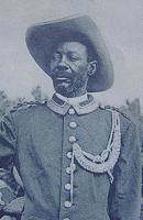 Herero leader Samuel Maherero organized a rebellion against German imperialism in Namibia during the early years of the 20th century. In retaliation the Germans exterminated 80 percent of his people. by Pan-African News Wire File Photos