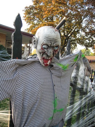 Halloween decoration--scary face