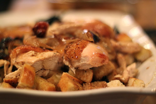 Lemon Chicken with Croutons