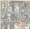 The Byble in Englyshe, that is to saye the content of all the holy scrypture ... London, 1539. New Testament titlepage. Detail.
