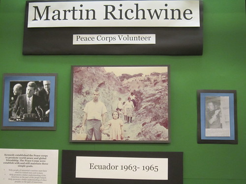 Martin Richwine eEace Corps exhibit