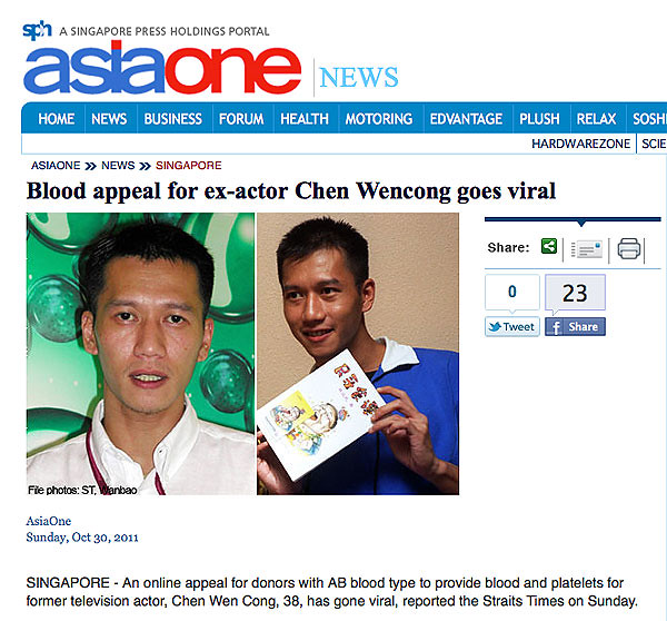 Blood Donation Appeal went Viral