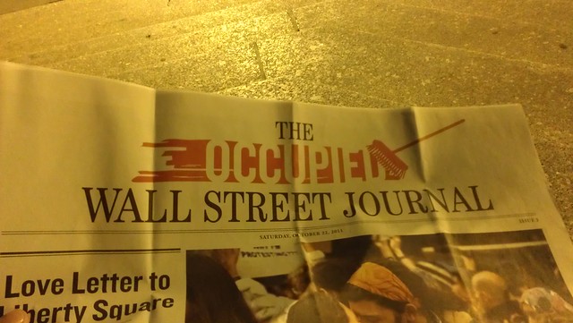 New logo on Issue 3 of the Occupied Wall Street Journal