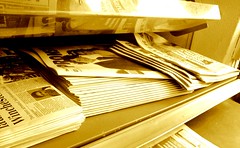 Newspapers yellow