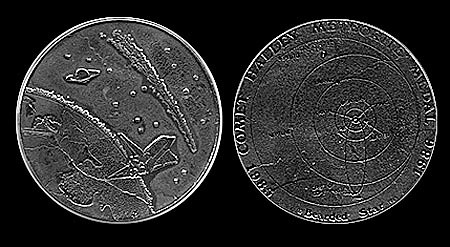 Halleys Comet Medal
