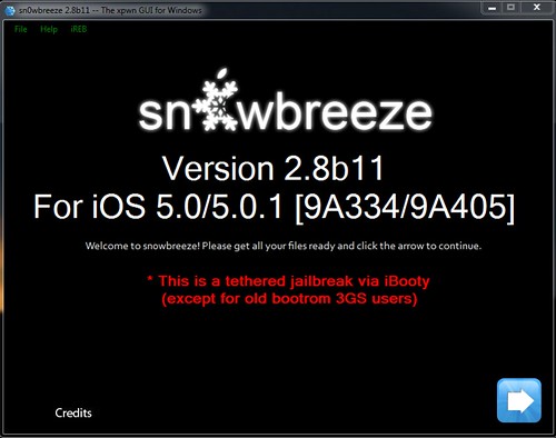 sn0wbreeze for iOS 5.0.1