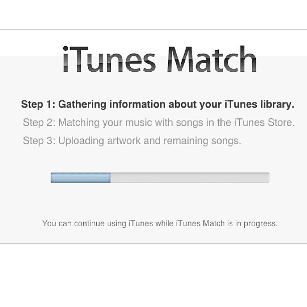 ITUNES MATCH now up! Update iTunes to 10.5.1