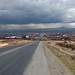 A 15km da El Alto intravedo i sobborghi di La Paz