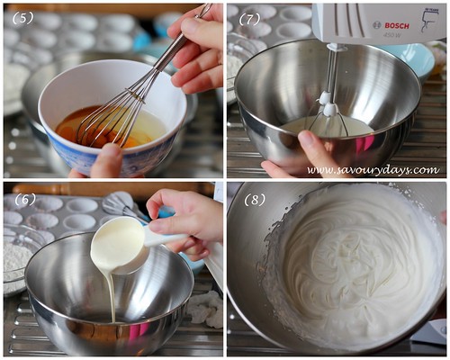 Whipped cream cupcake - method 2
