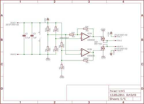 "HVAC" controller schematics