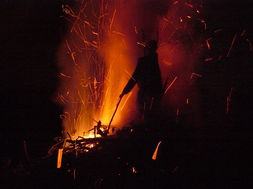 Bonfire night - Guy Fawkes burns!