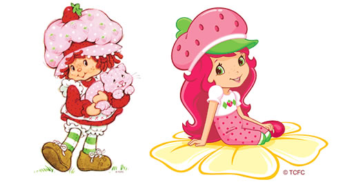Original vs. Current Strawberry Shortcake