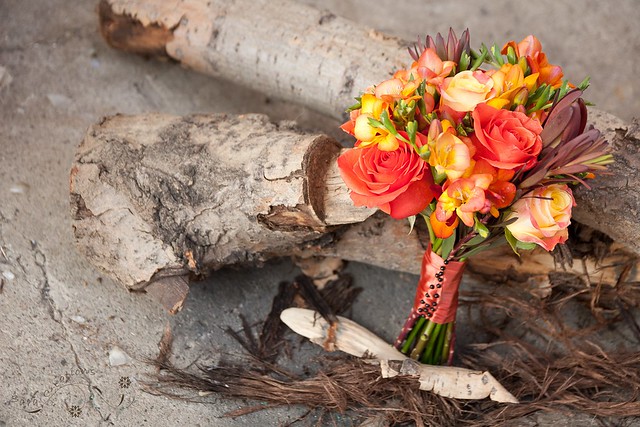 Autumn bridal bouquet - buchet mireasa de toamna